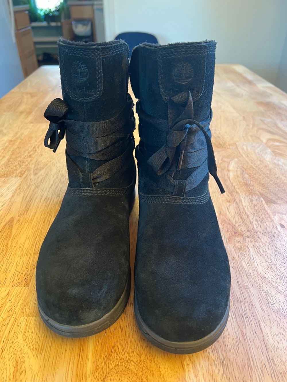 Timberland Black Leighland Pull-On Waterproof Boots US size 8 EU 39 - Picture 6 of 16